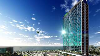 Апарт-отели Apartment Orbi Beach Tower Батуми Апартаменты-студио с видом на море-13