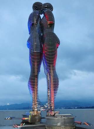 Апарт-отели Apartment Orbi Beach Tower Батуми Апартаменты-студио с видом на море-18